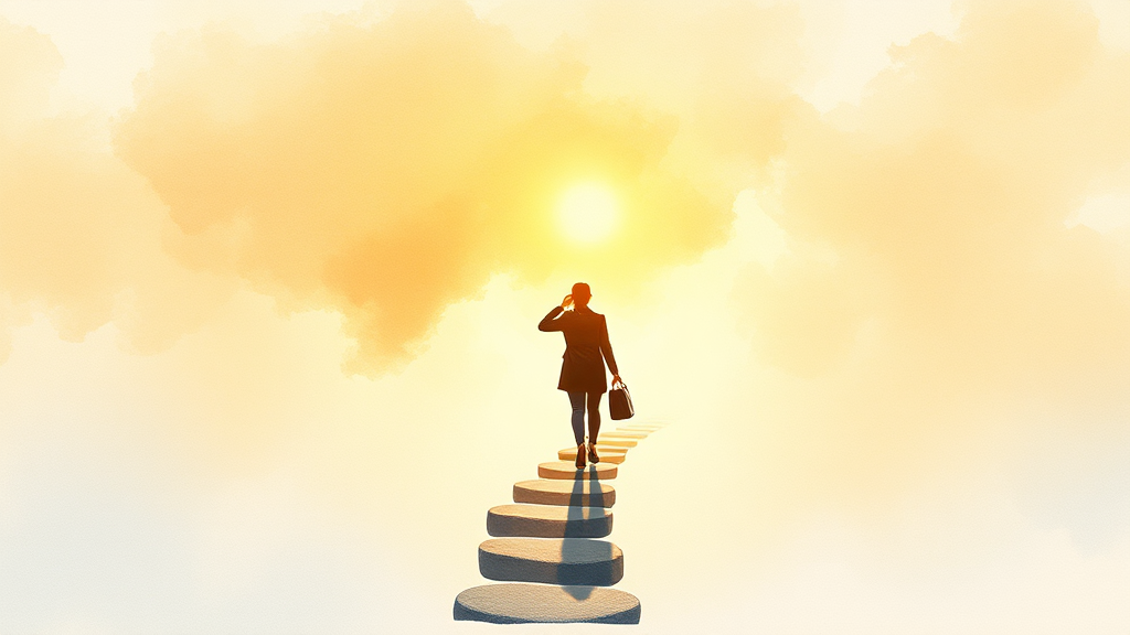 대출 신청, 어떻게 할까? (watercolor 스타일)