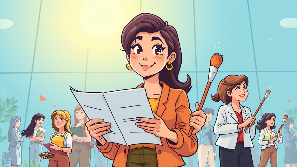 새일센터 및 관련 프로그램 활용 (cartoon 스타일)