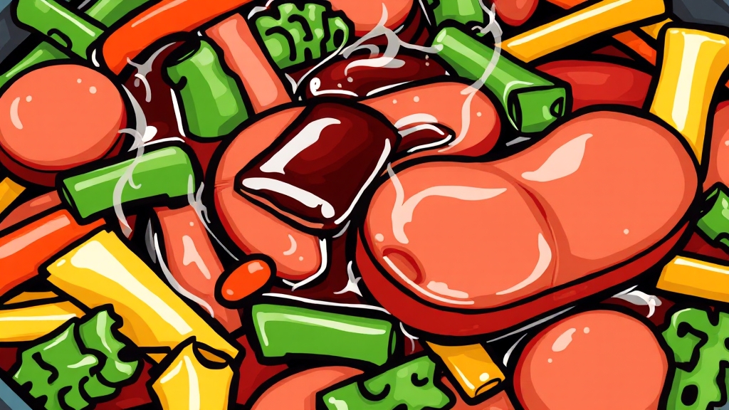 쏘야볶음 야채 손질 (cartoon 스타일)