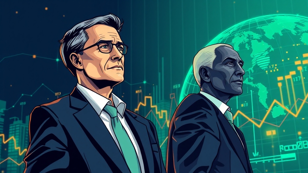 사업 및 투자 전략은? (illustration 스타일)