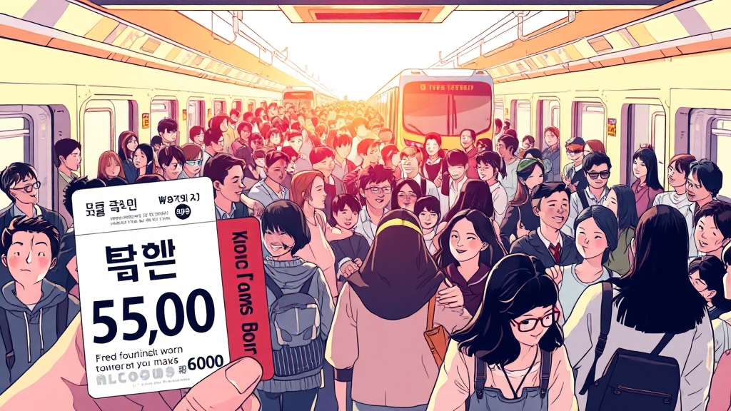 대중교통 정액패스란? (illustration 스타일)