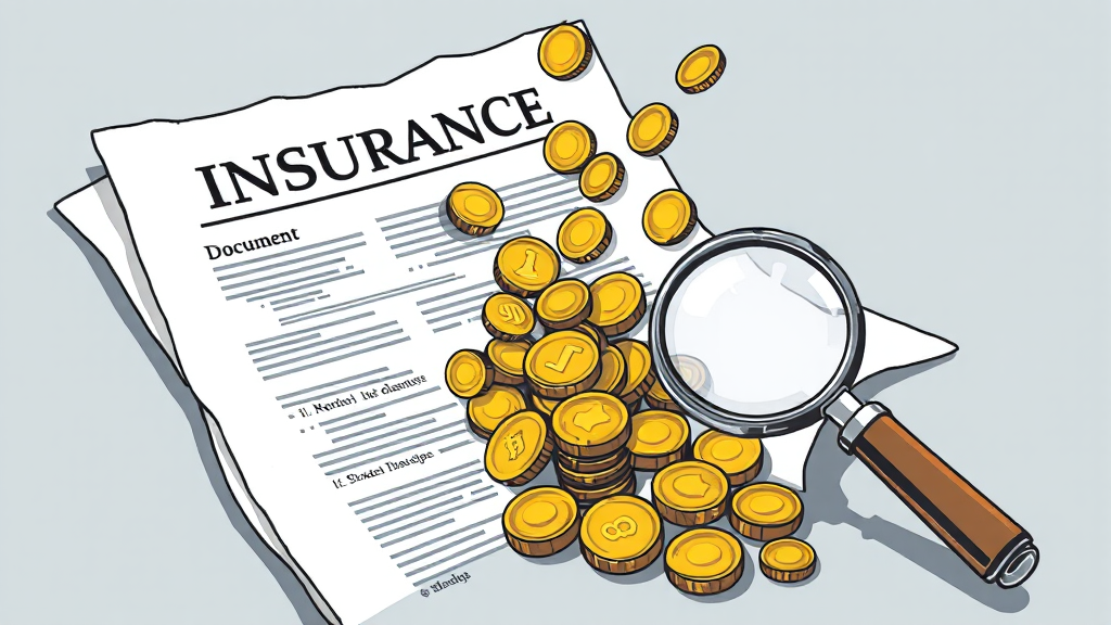 내 보험금, 얼마나 있을까? (illustration 스타일)