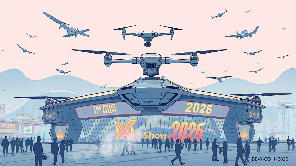 드론쇼 코리아 2026: 놓치지 말아야 할 전시 및 프로그램 (illustration 스타일)