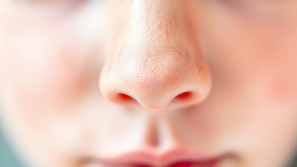 혈관운동성 비염의 증상 (watercolor 스타일)