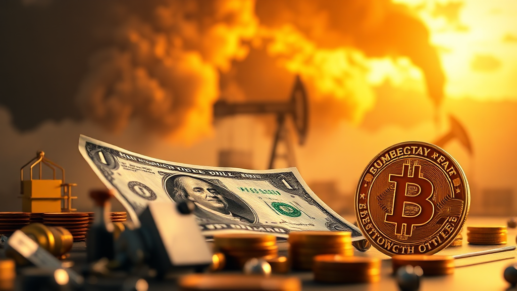 글로벌 경제 지표 영향 (realistic 스타일)