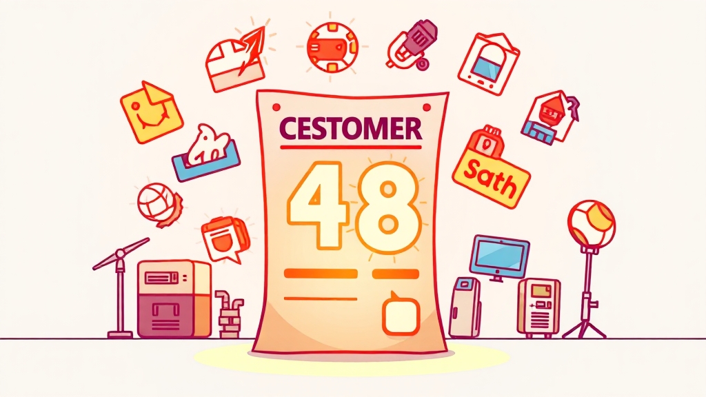 고객번호, 왜 필요할까요? (cartoon 스타일)