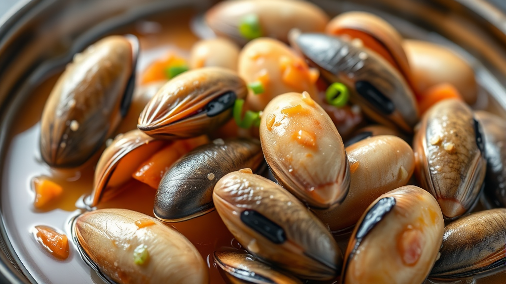 겨울에 새조개를 먹어야 하는 이유 (realistic 스타일)