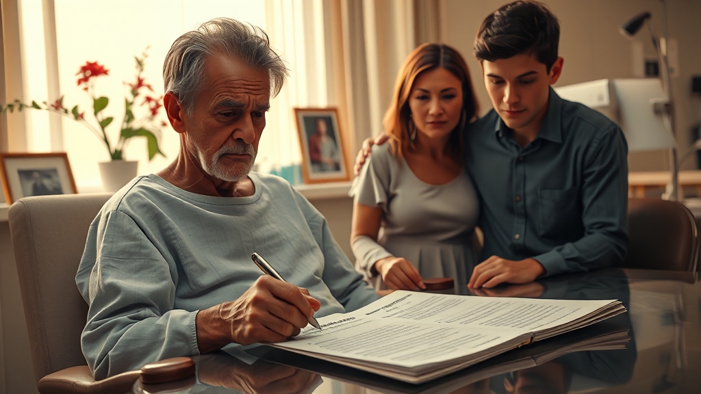 연명의료계획서, 환자의 뜻을 담다 (realistic 스타일)