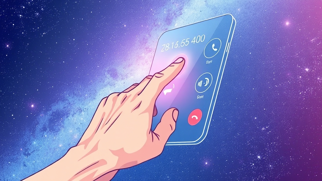 갤럭시 단축번호 설정법 (illustration 스타일)