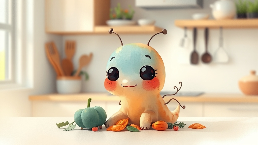 미생물 분해 기술, 핵심 원리는? (watercolor 스타일)