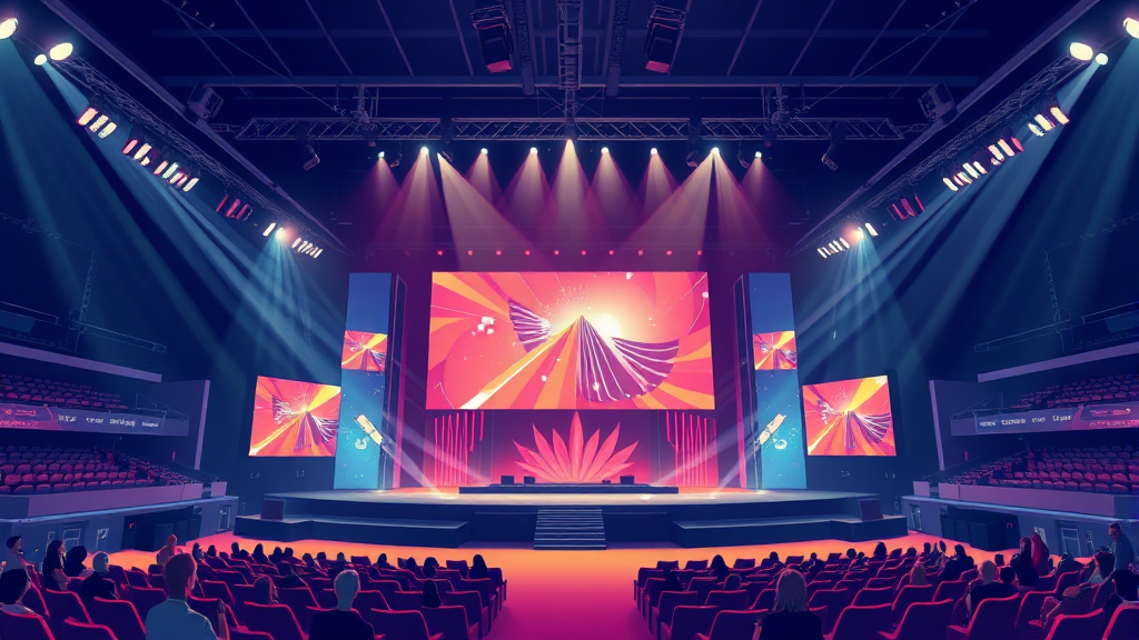 다채로운 즐거움의 시작: 인스파이어 아레나 시설 탐방 (illustration 스타일)