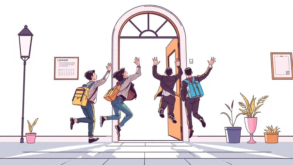 꿈을 향해, 기숙학원! (illustration 스타일)