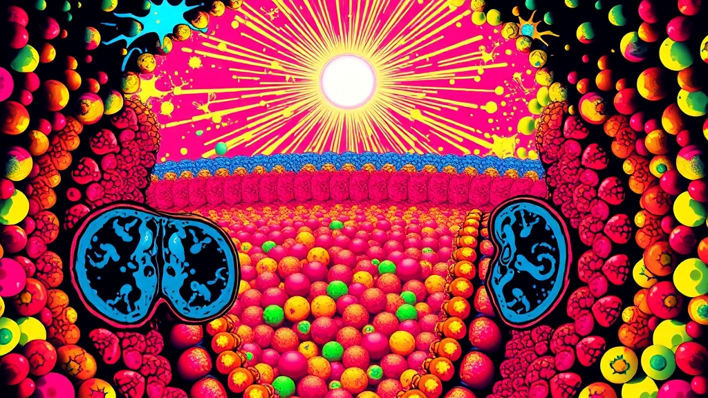 대장암 검사 비용 및 최신 치료법 (popart 스타일)