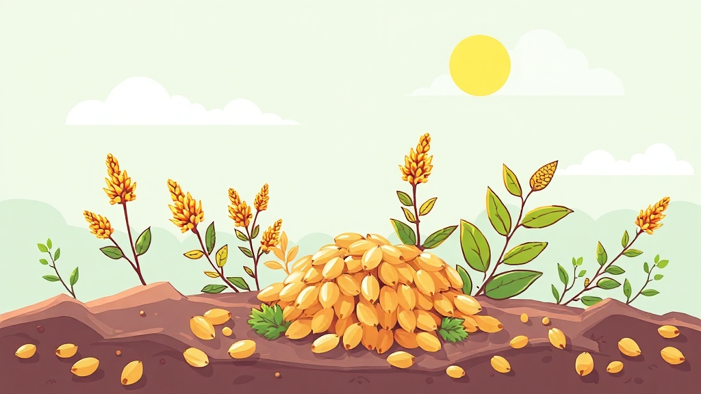 호로파 캡슐의 혈당 조절 효과 (illustration 스타일)