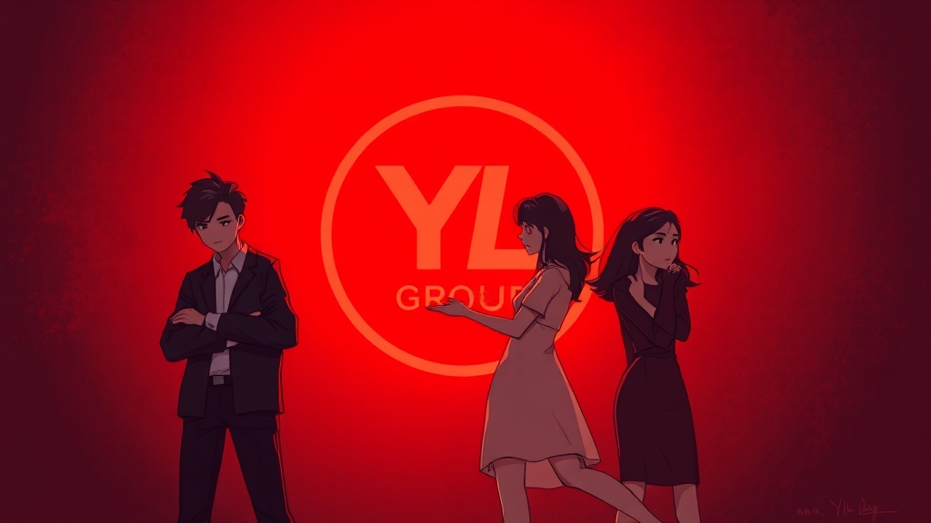 주요 등장인물 관계도 (cartoon 스타일)