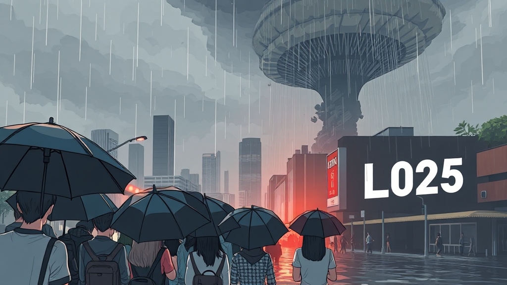 장마 예상 시기 및 특징 (illustration 스타일)