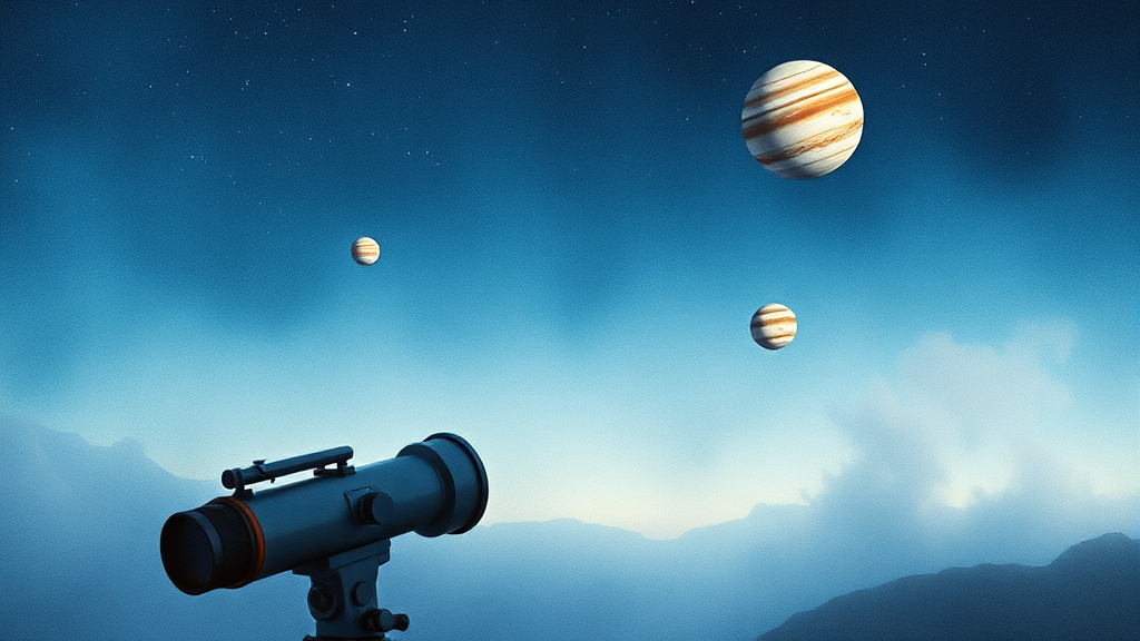 목성 관측, 생생한 후기 (watercolor 스타일)