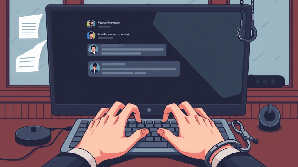 악플러 처벌, 어떻게 이루어질까? (illustration 스타일)