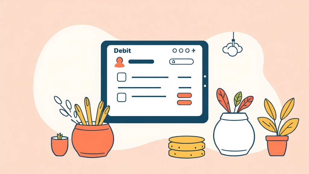 생계비계좌, 똑똑하게 활용하는 자금 관리 노하우 (illustration 스타일)