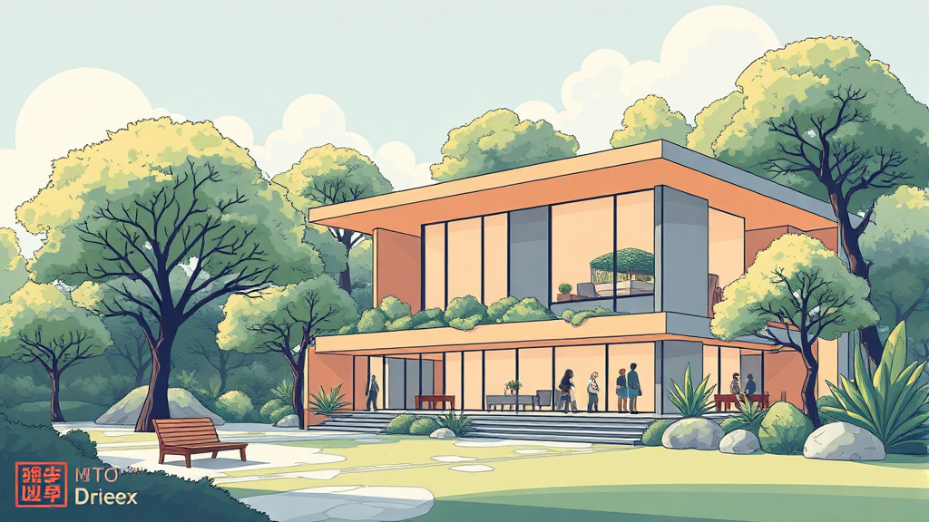 남양주시청 신청사: 새로운 변화와 미래 (illustration 스타일)