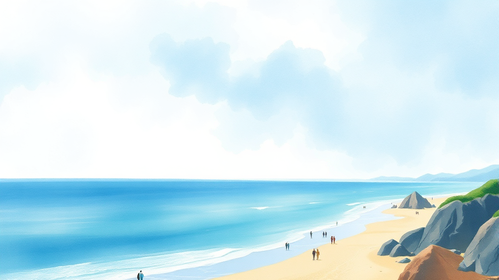 2026 고성 여행 지원금 핵심 정보 (watercolor 스타일)