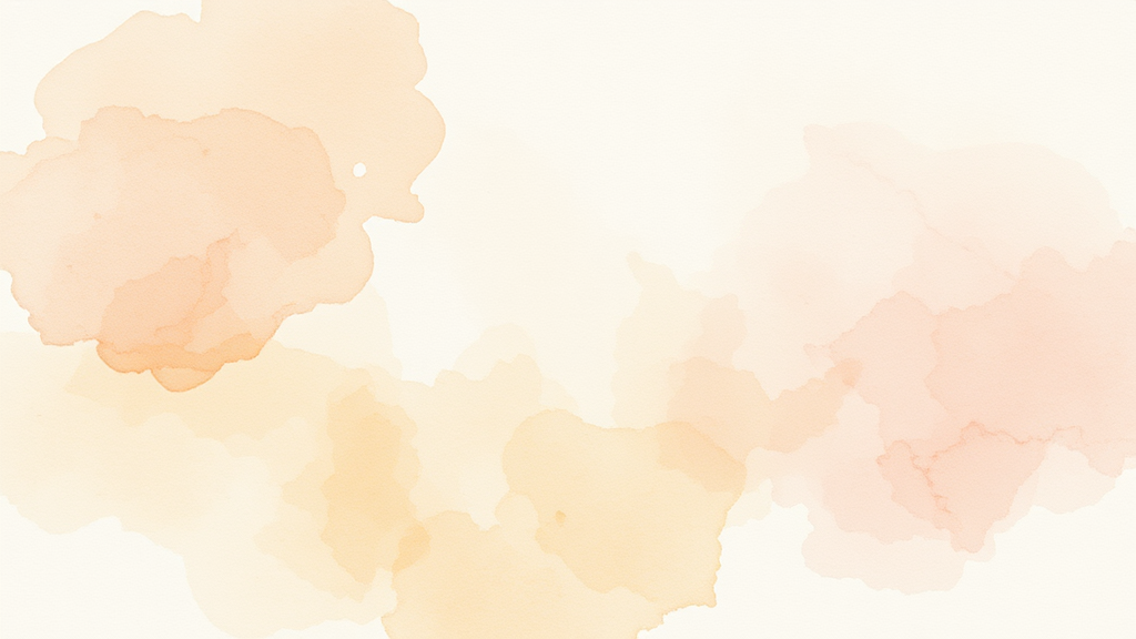 부작용 & 주의사항 (watercolor 스타일)