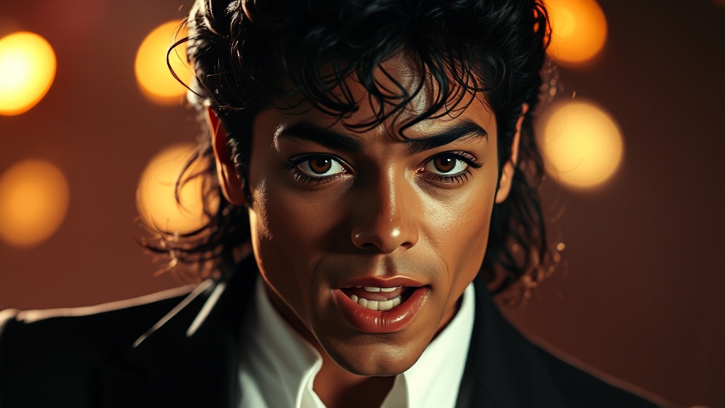 마이클 잭슨의 음악적 재능 (realistic 스타일)