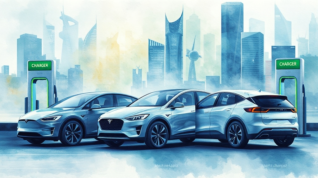 주행 거리 및 충전 인프라 분석 (watercolor 스타일)