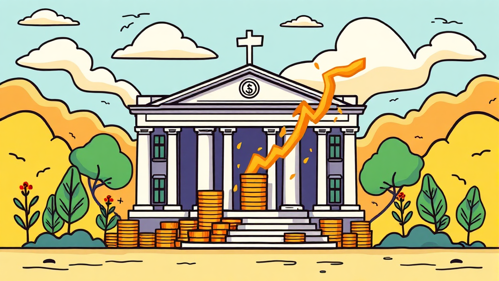 투자 전략: 기회와 유의사항 (cartoon 스타일)