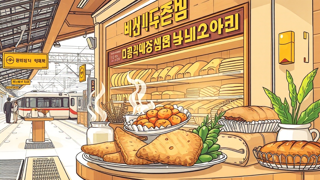 지점별 정보 & 특징 (illustration 스타일)
