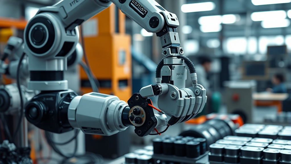 휴림로봇 사업 구조 변화와 성장 동력 (realistic 스타일)