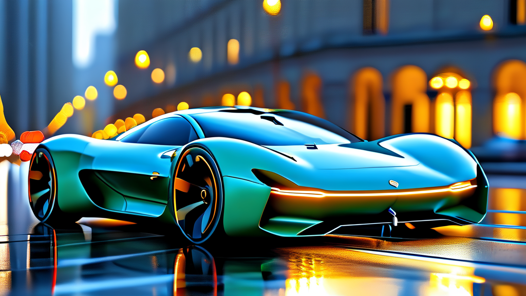 산업 & 과학: 전기차 시장 전망과 차세대 기술 (realistic 스타일)