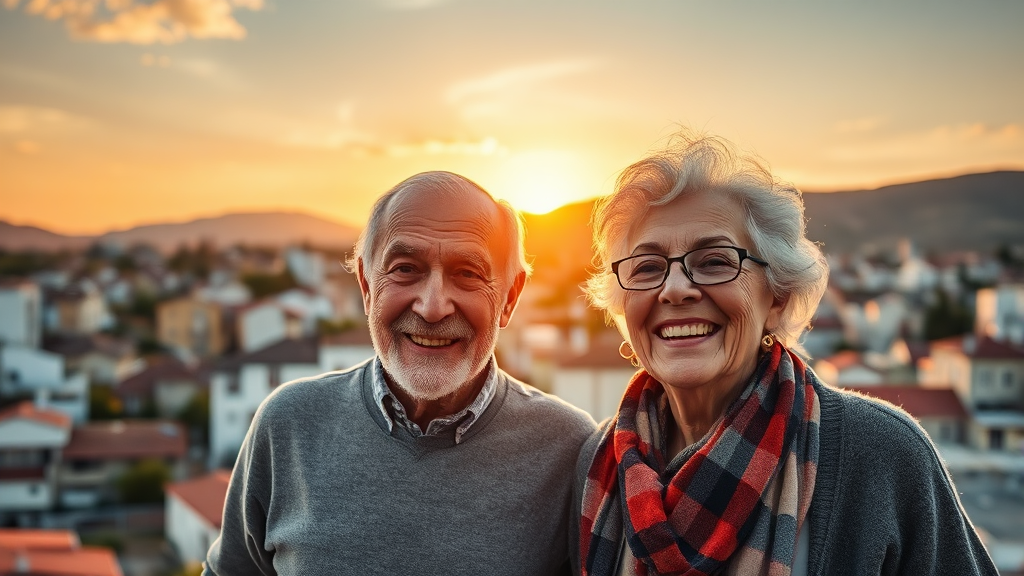 실버타운 사업 개요 (realistic 스타일)