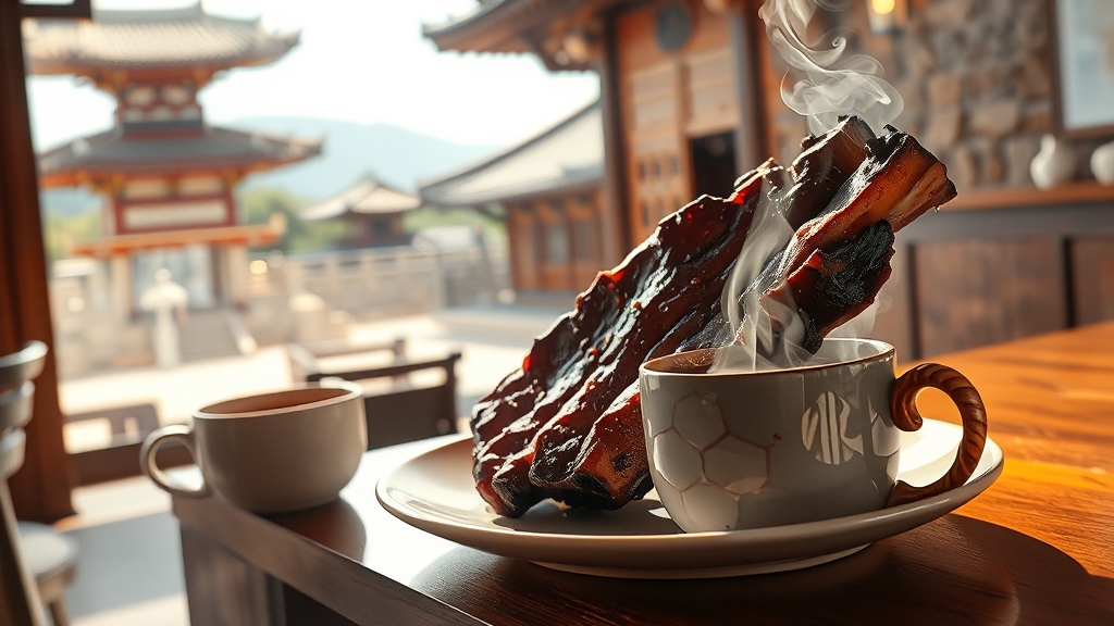 드라마 속 핫플레이스 맛집 (realistic 스타일)