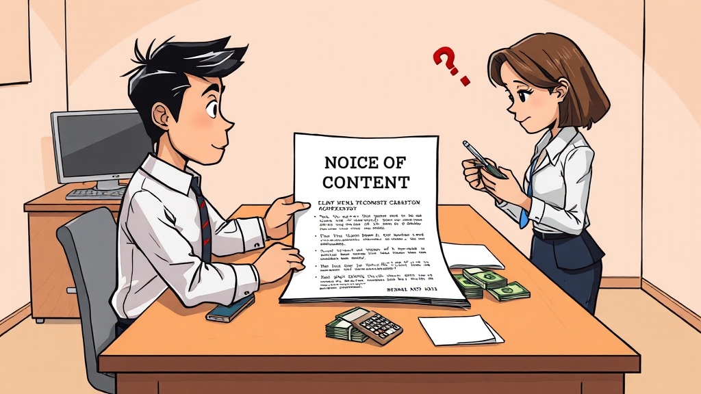 내용증명, 실제 사례를 통해 알아볼까요? (cartoon 스타일)