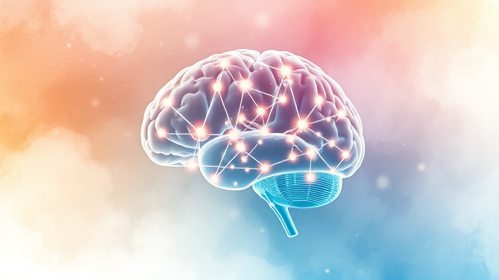 포스파티딜세린, 뇌 건강의 든든한 지원군 (watercolor 스타일)