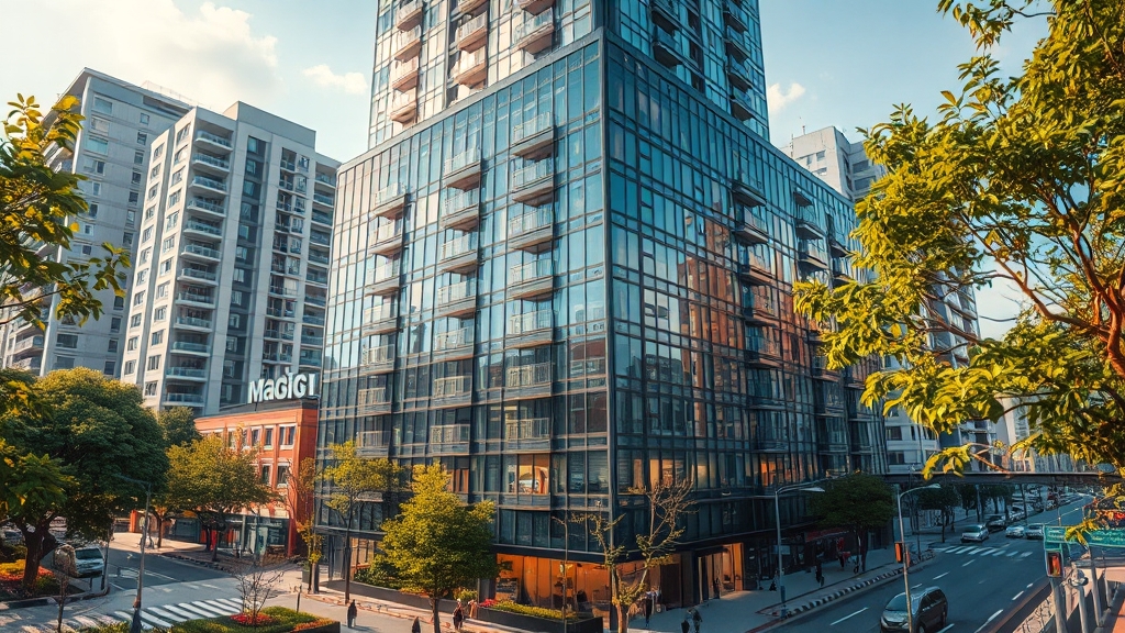 교통, 학군, 상권 주변 환경 (realistic 스타일)