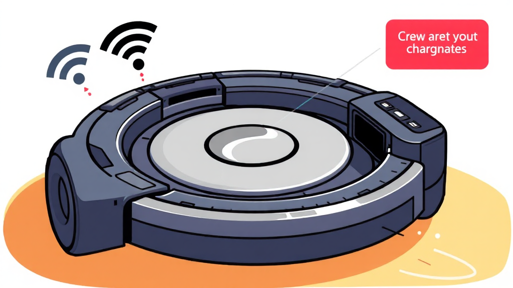 자가 진단 및 문제 해결 (cartoon 스타일)