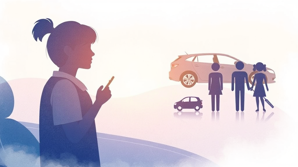 자동차 하루보험 vs 단기 운전자 확대 특약, 무엇이 나에게 맞을까? (watercolor 스타일)