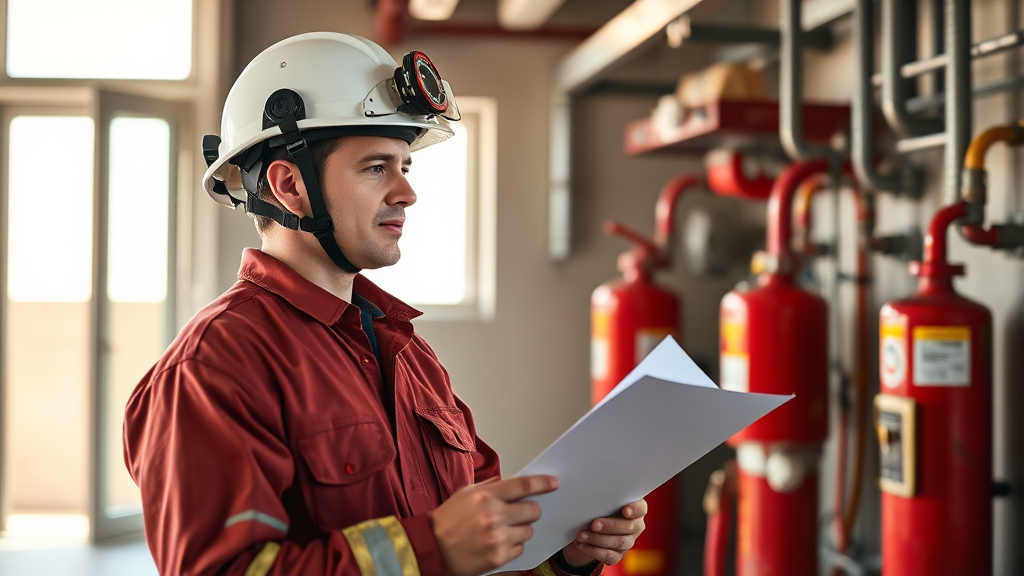 소방안전관리자 3급, 왜 중요할까요? (realistic 스타일)