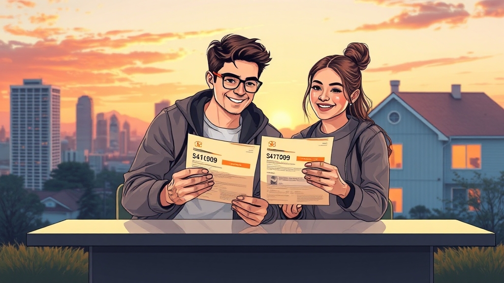 청년우대형 청약통장의 혜택 (illustration 스타일)