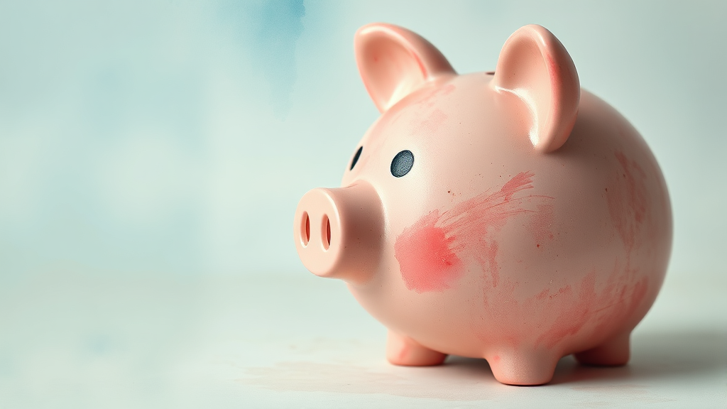 중도 해지 시 불이익 (watercolor 스타일)