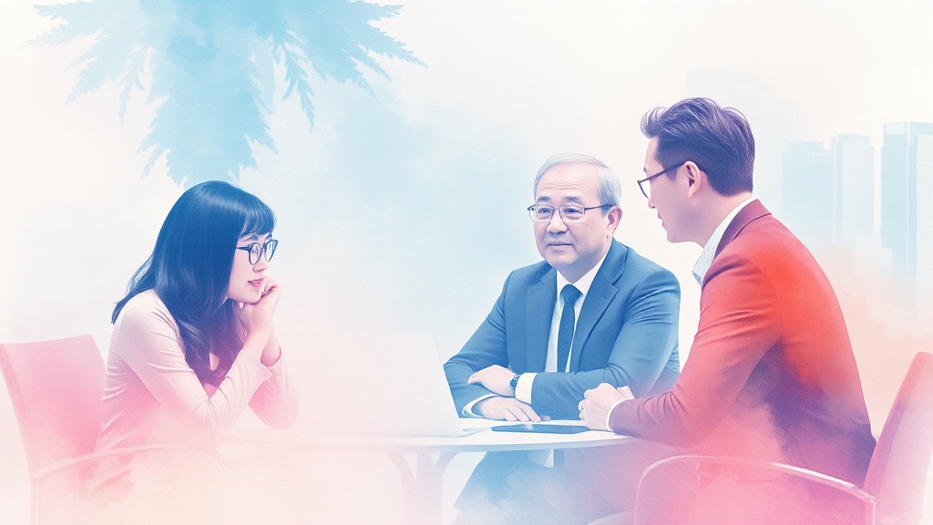 APEC CEO 서밋 참석 및 주요 논의 (watercolor 스타일)