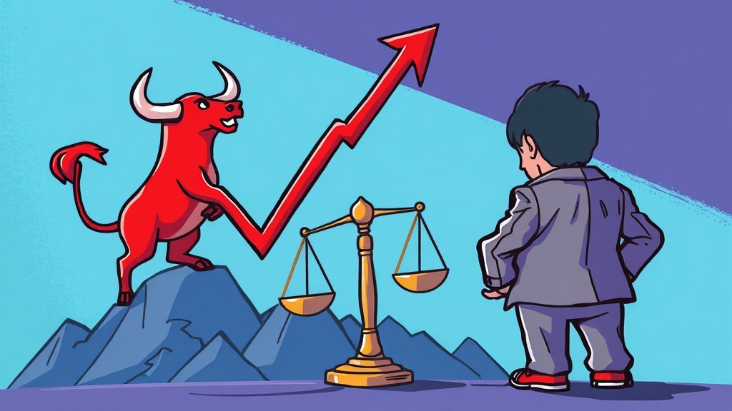 코스피 전망, 투자 전략은? (cartoon 스타일)