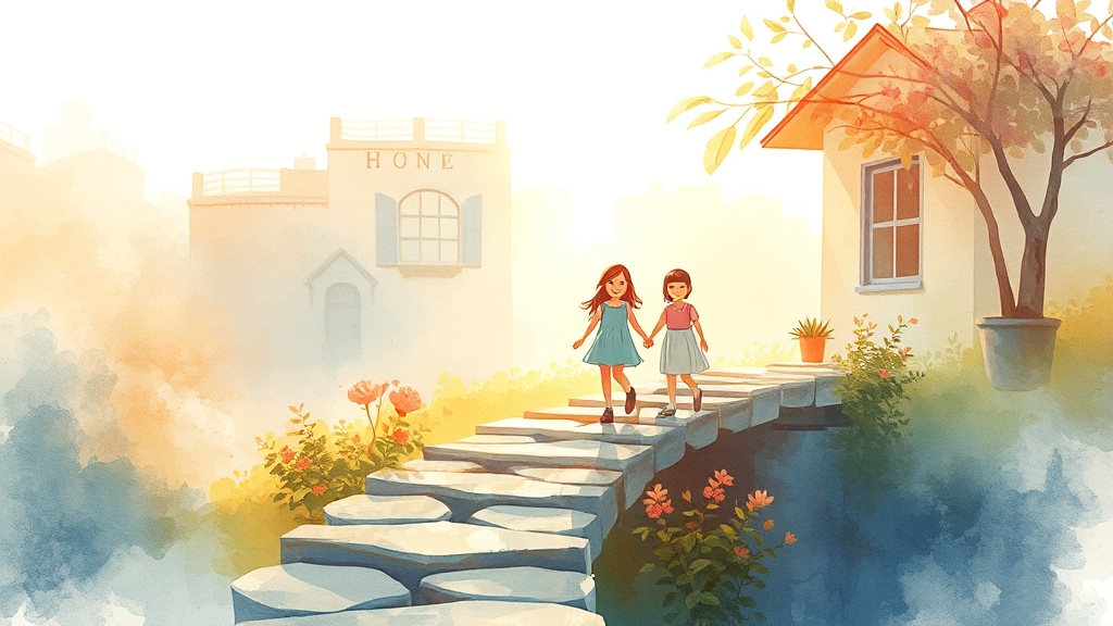 디딤돌대출이란? 내 집 마련 첫걸음 (watercolor 스타일)