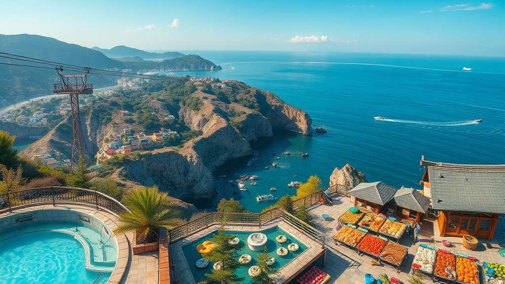 주변 관광지, 어디가 좋을까? (realistic 스타일)