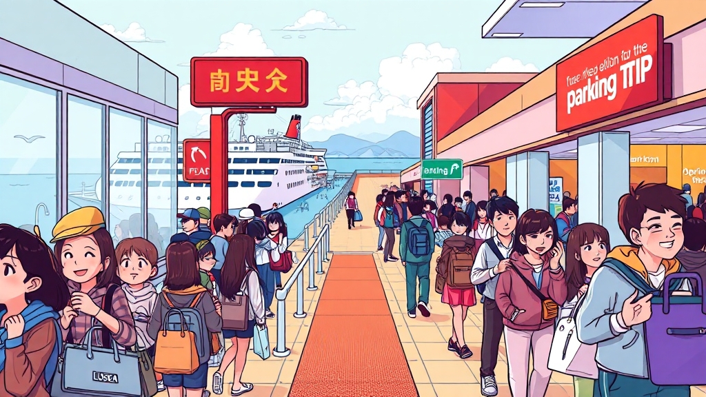 부산항 국제여객터미널: 완벽 이용 가이드 (cartoon 스타일)