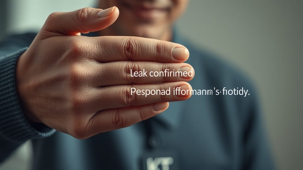 개인정보 유출 확인 방법 (realistic 스타일)