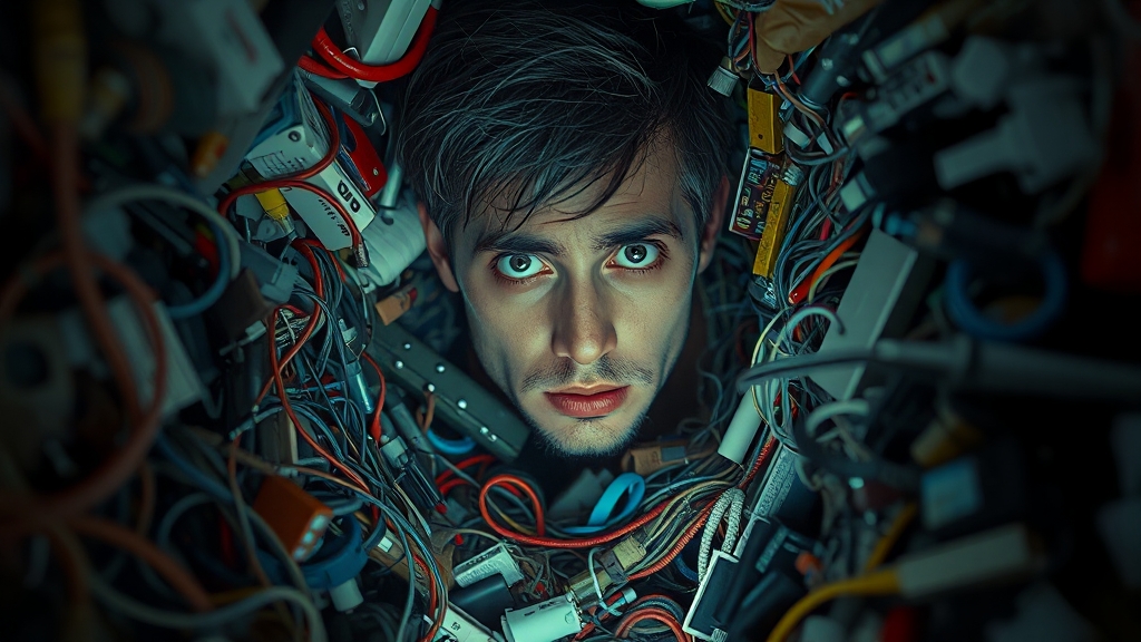 저장 강박증이란? (realistic 스타일)