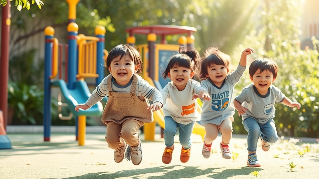 가족 여행, 키즈 시설은 필수! (realistic 스타일)